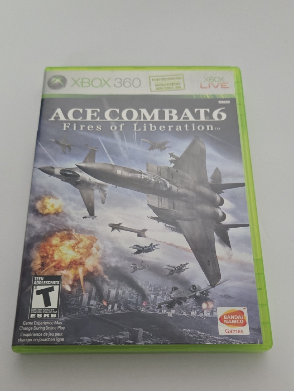 Xbox 360 Ace Combat 6: Fires of Liberation - Green Case